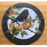birds-slates-gifts-blackbird-12-inch-a-suzanne-perry-art
