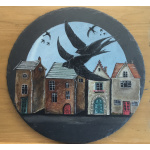 birds-slates-gifts-swifts-over-houses-a-12-inch-suzanne-perry-art