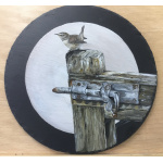 birds-slates-gifts-wren-on-gate-12-inch-a-suzanne-perry-art