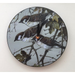 clock-birds-tree-sparrows